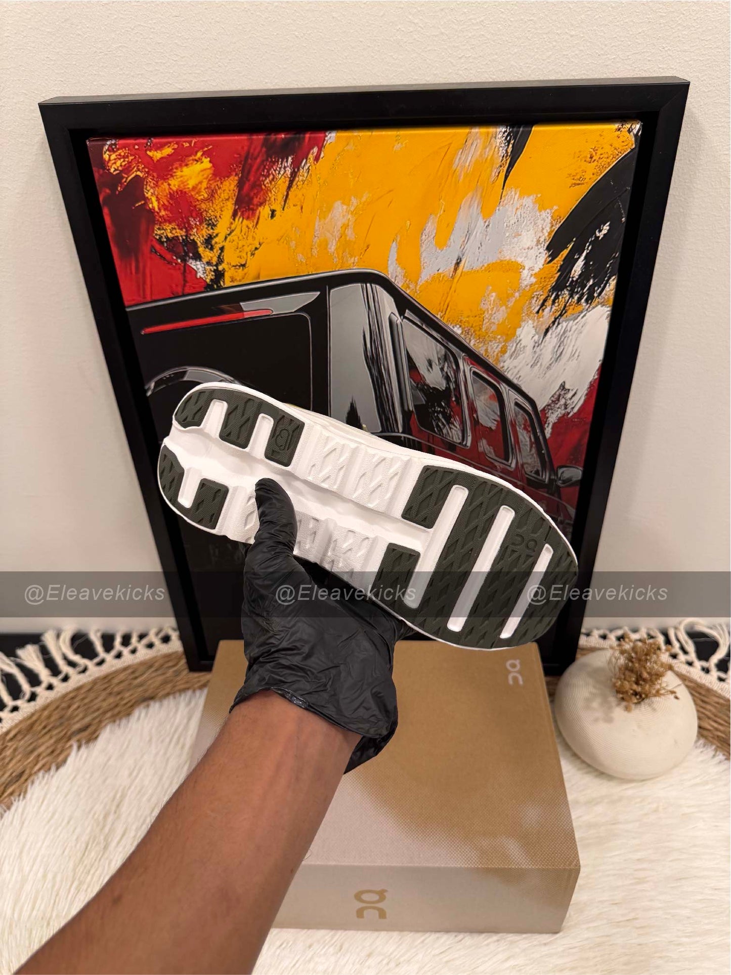 On Cloudtilt sneaker in "Sand Cream" or "Blanco".