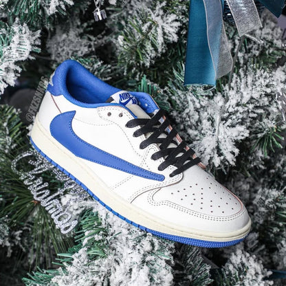 Jordan 1 Retro Low OG SP Fragment x Travis Scott ‘Sail Military - Orixa Kicks