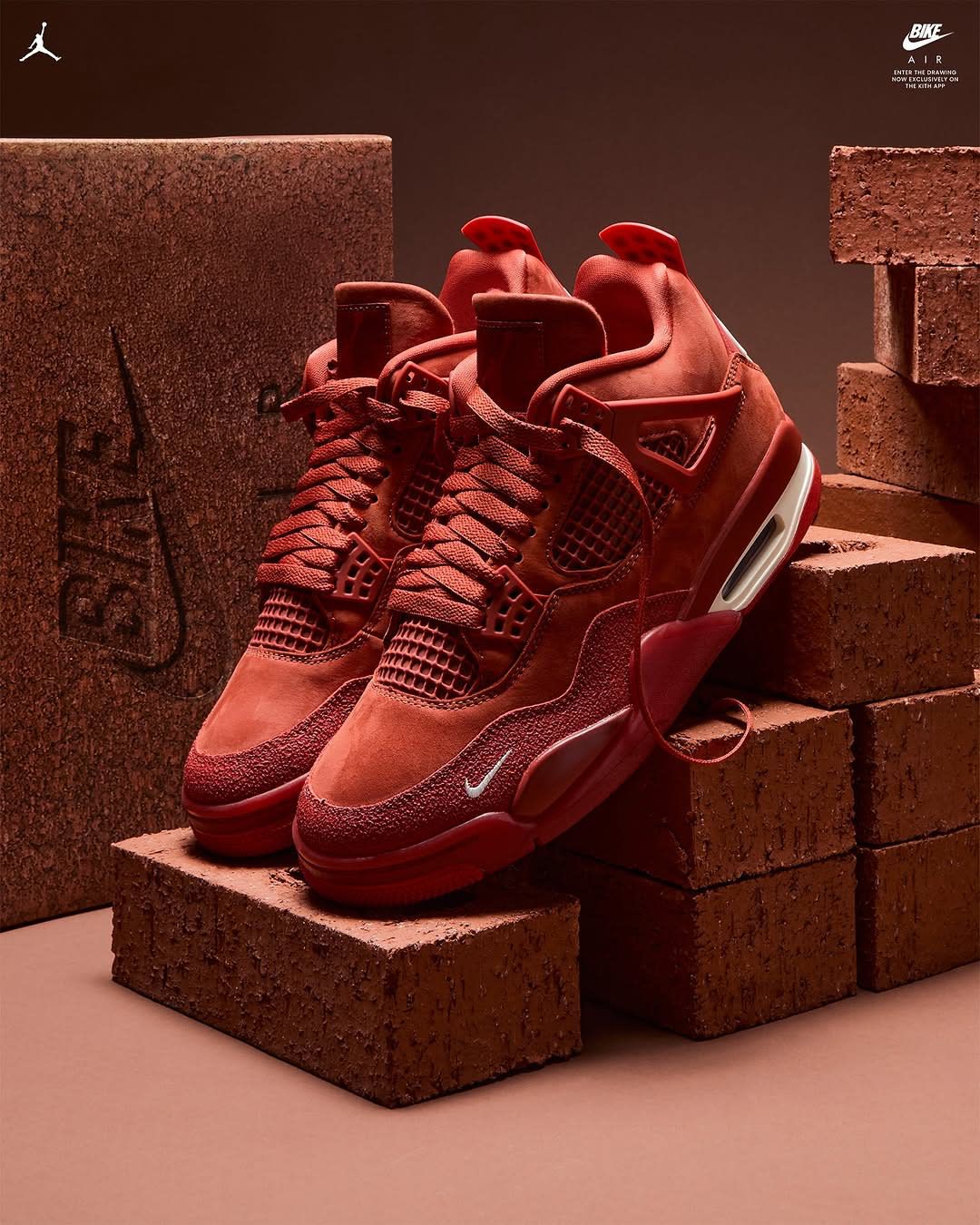 Jordan x Nigel Sylvester Air Jordan 4 OG "Bike Air" ‘Brick by Brick’🧱 - Orixa Kicks