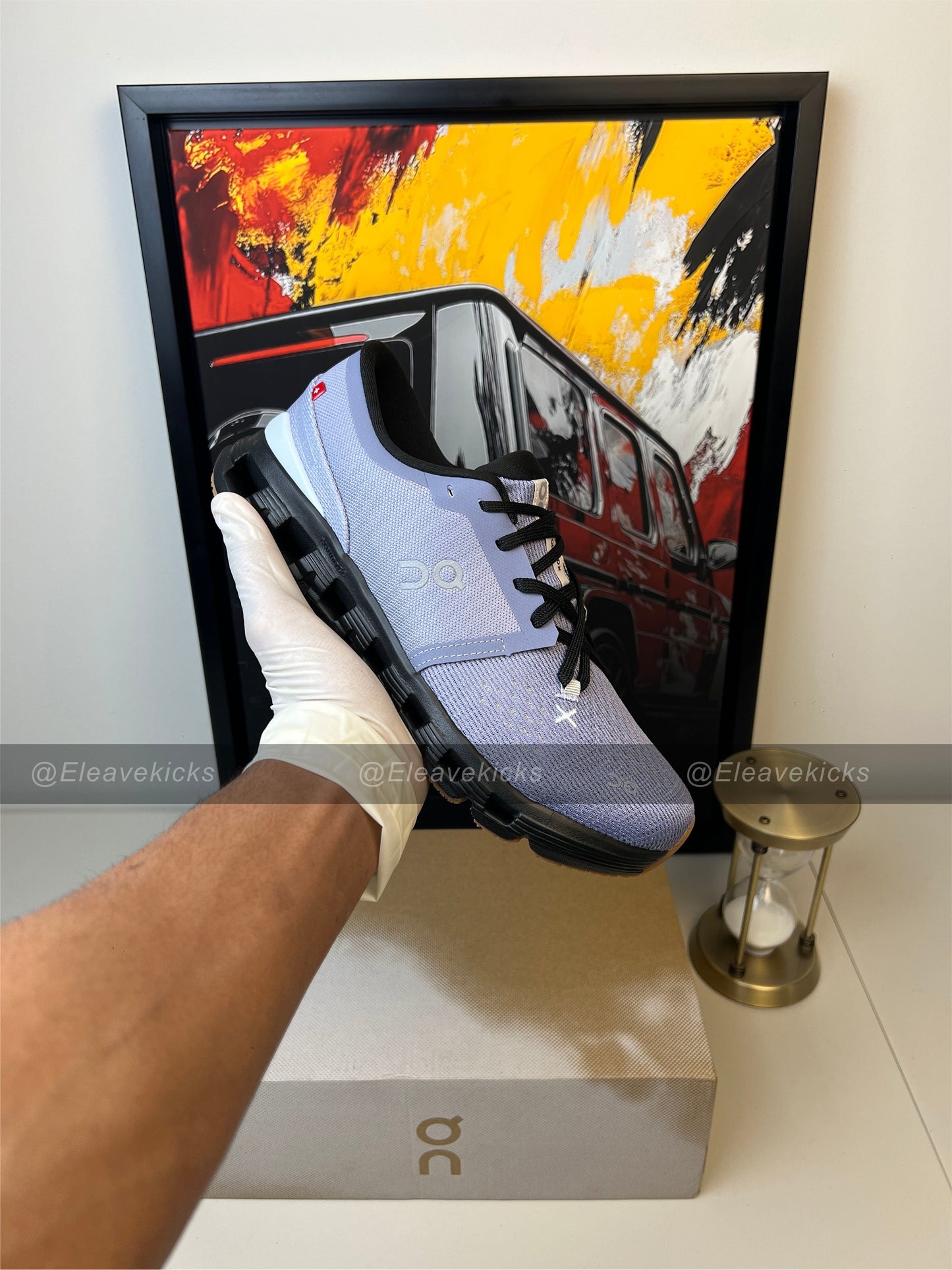 On Cloud X 4 "Feather Black"