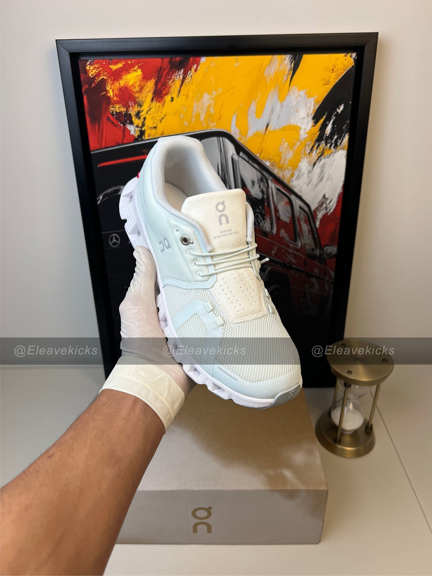 On Cloud 5 “Men” “Ice/White”