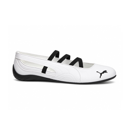 Puma Speedcat Ballet "white with black elastic straps"