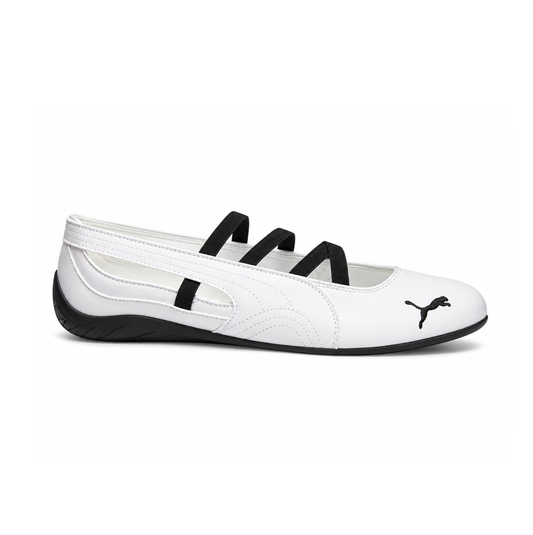 Puma Speedcat Ballet "white with black elastic straps"