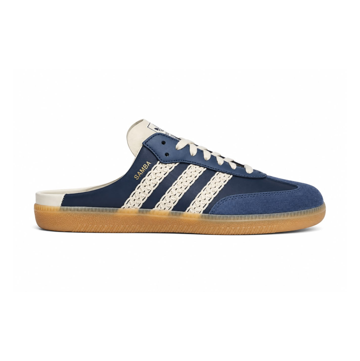 Adidas Samba OG Mule Navy Blue