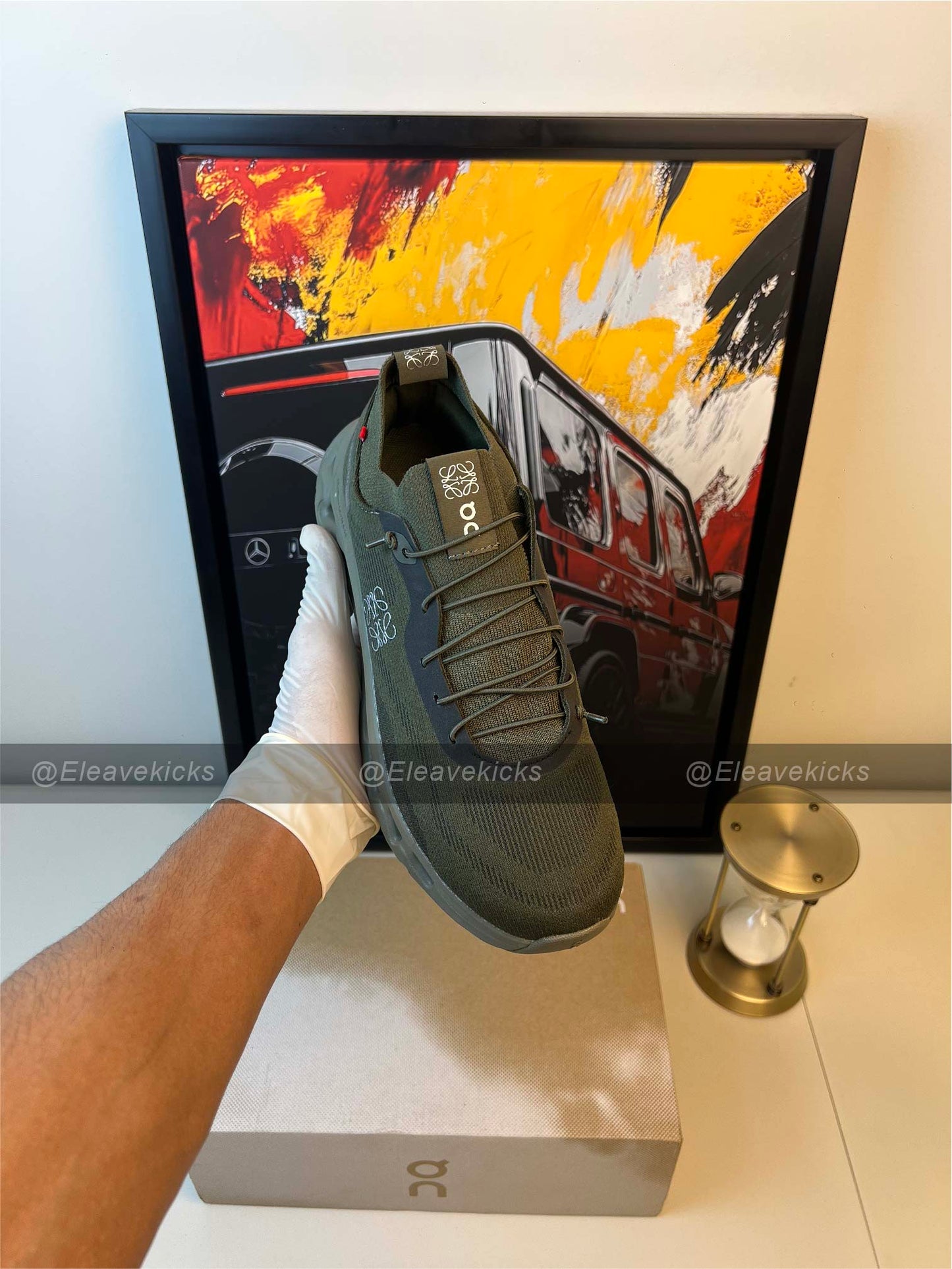 On Running x Loewe Cloudtilt "Khaki Green"