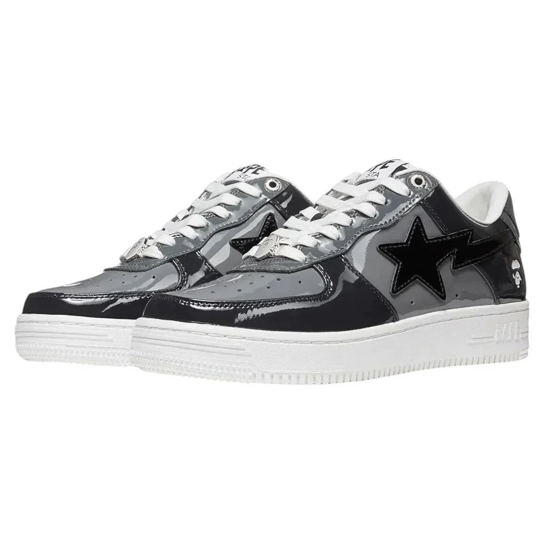 A Bathing Ape Bape Sta Low BLack Gray - Orixa Kicks