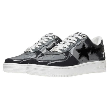 A Bathing Ape Bape Sta Low BLack Gray - Orixa Kicks