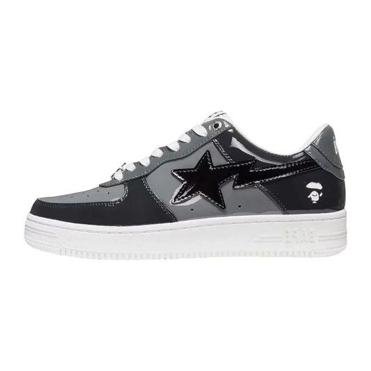 A Bathing Ape Bape Sta Low BLack Gray - Orixa Kicks