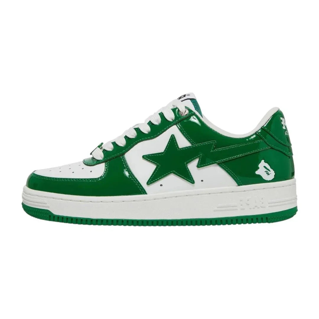 A Bathing Ape Bape Sta Low Green - Orixa Kicks