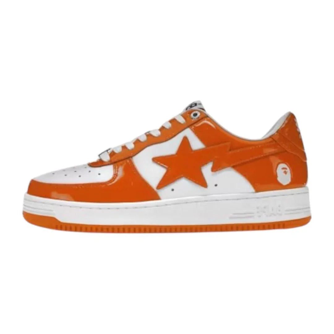A Bathing Ape Bape Sta Low Orange - Orixa Kicks
