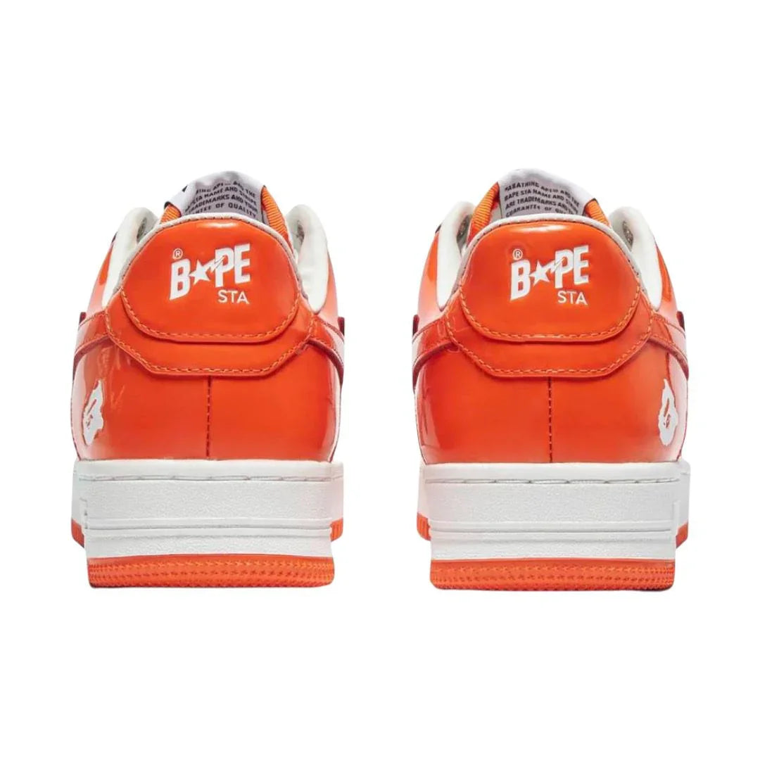 A Bathing Ape Bape Sta Low Orange - Orixa Kicks