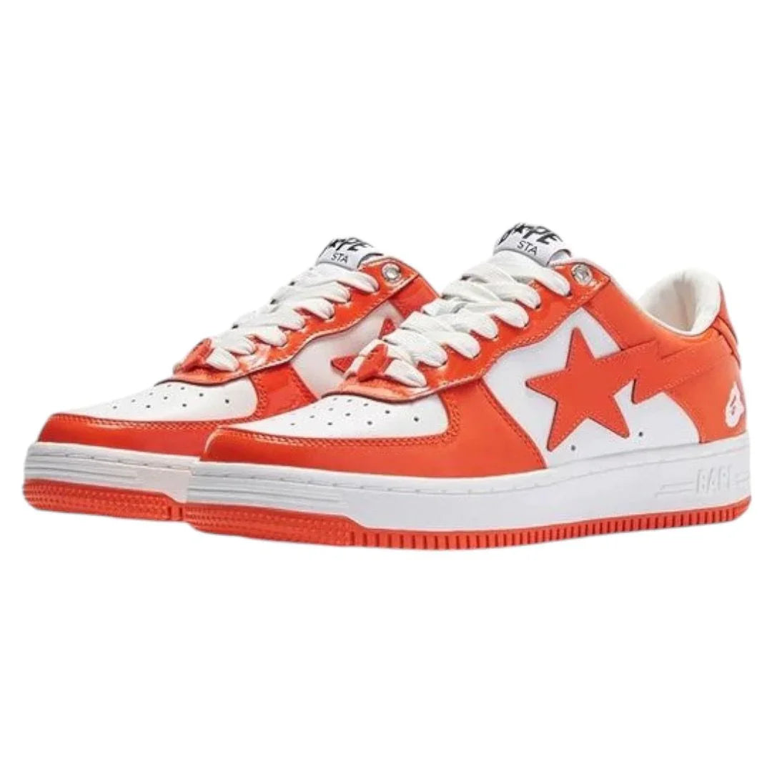 A Bathing Ape Bape Sta Low Orange - Orixa Kicks