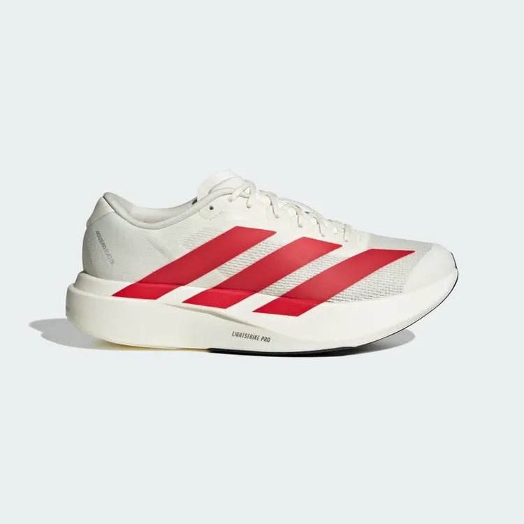 ADIDAS ADIZERO EVO SL "Off WHITE/BETTER SCARLET/CORE BLACK" - Orixa Kicks