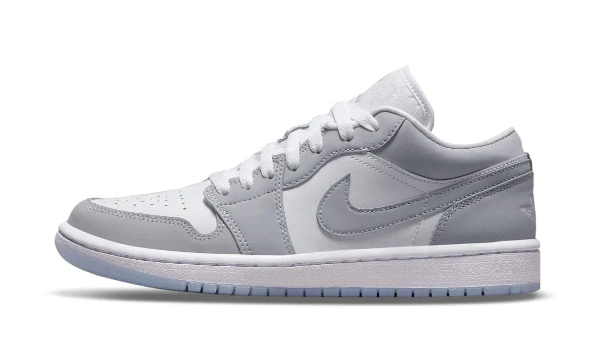 AIR JORDAN 1 LOW "WHITE / WOLF GREY" - Orixa Kicks