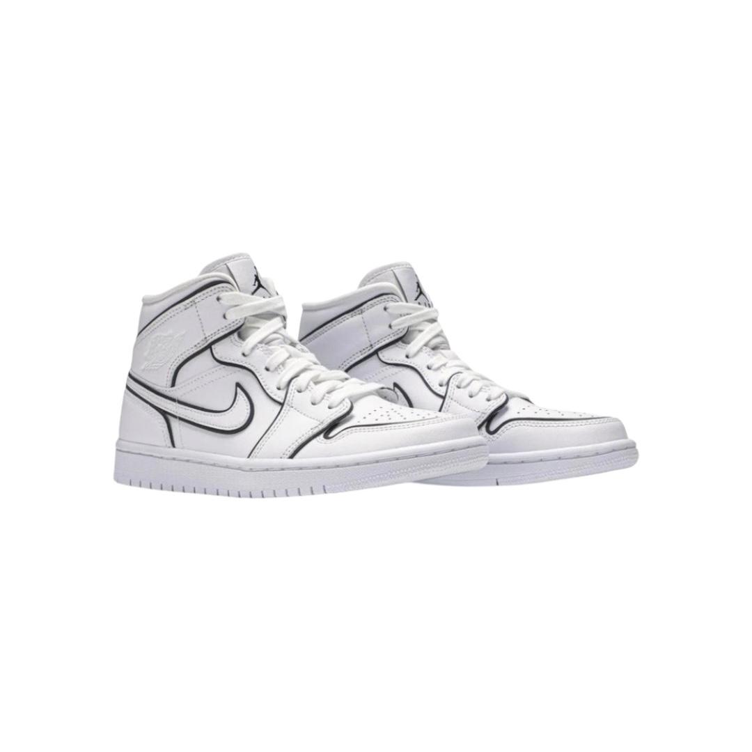 Air Jordan 1 Mid “Iridescent Outline” Sneakers - Orixa Kicks