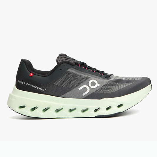 On Cloudsurfer Next  shoes, black/lima