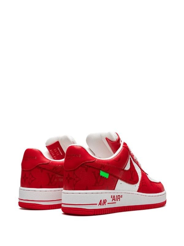 Nike x Louis Vuitton AirForce 1 Low "Virgil Abloh - White/Red" sneakers - Orixa Kicks