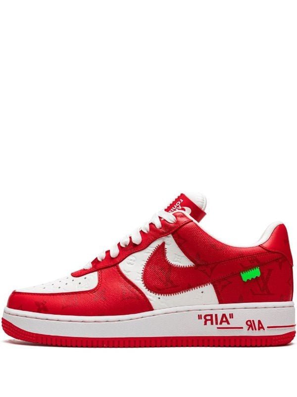 Nike x Louis Vuitton AirForce 1 Low "Virgil Abloh - White/Red" sneakers - Orixa Kicks