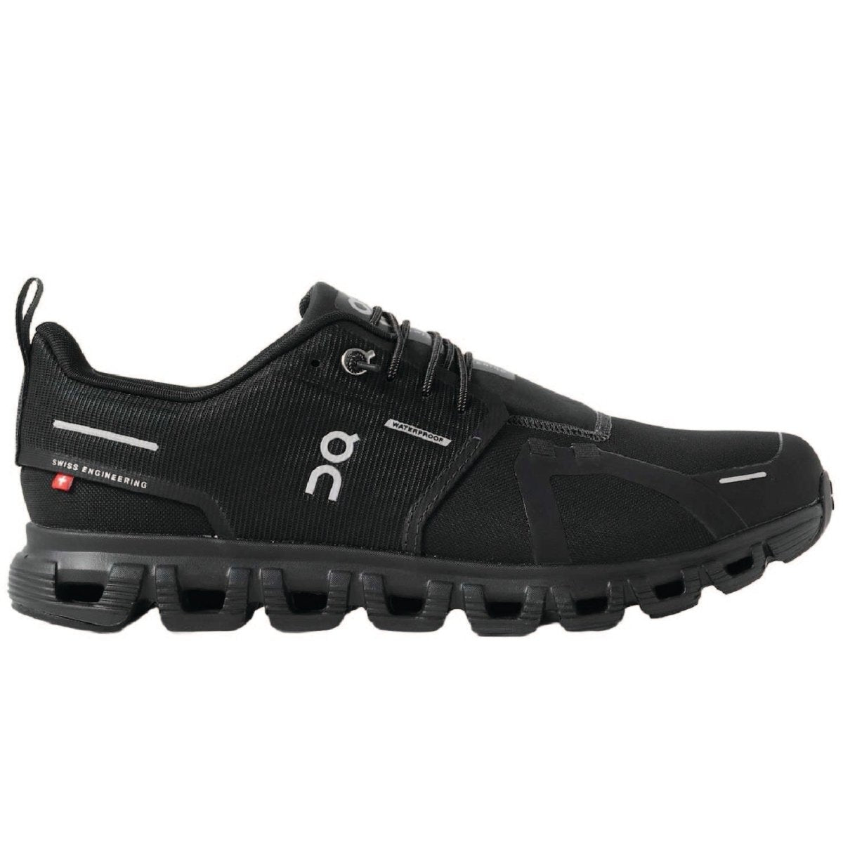 On Cloud 6 waterproof in all black. - Orixa Kicks