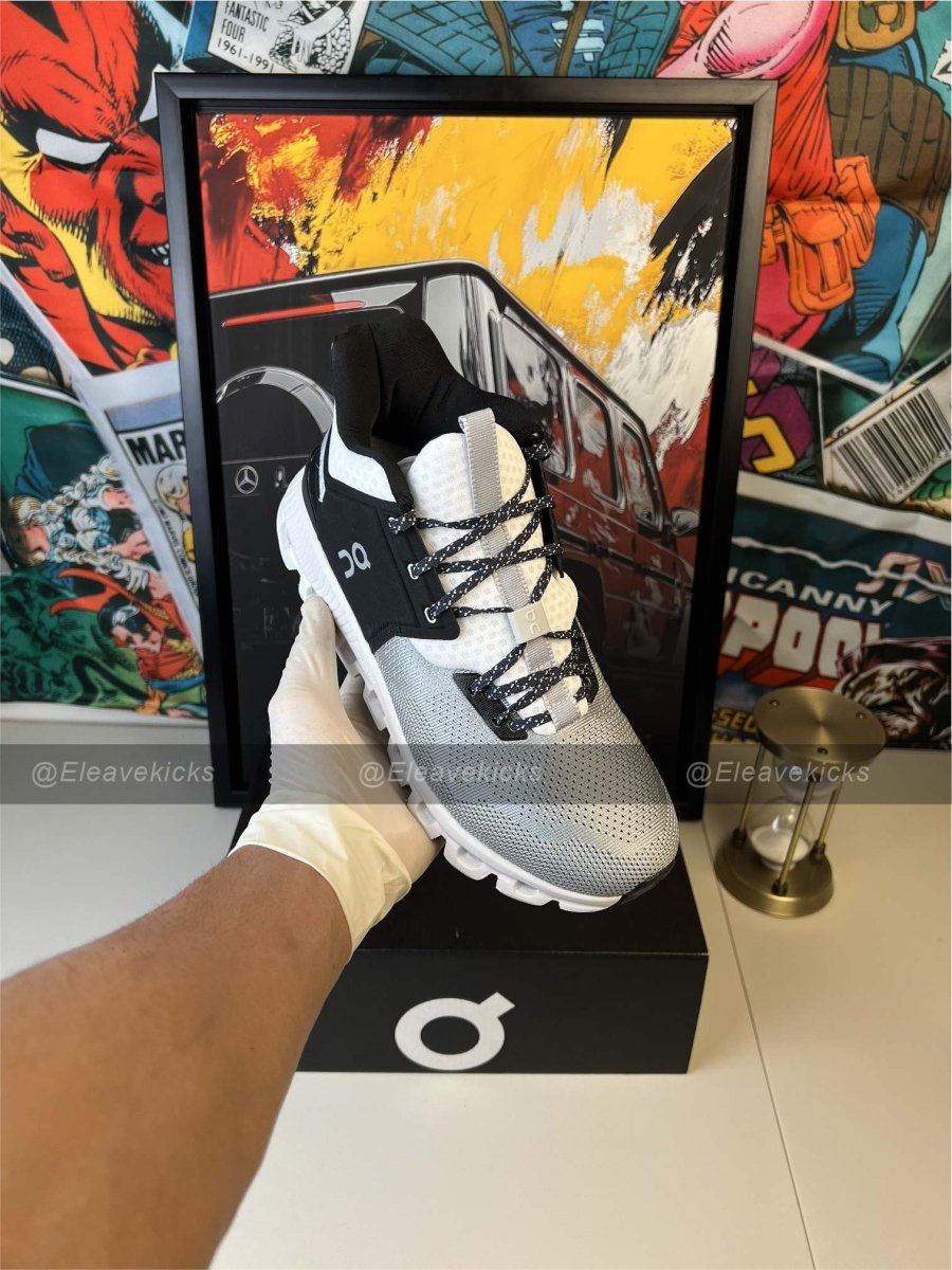On Cloud Hi Edge Sneakers Black / Grey - Orixa Kicks