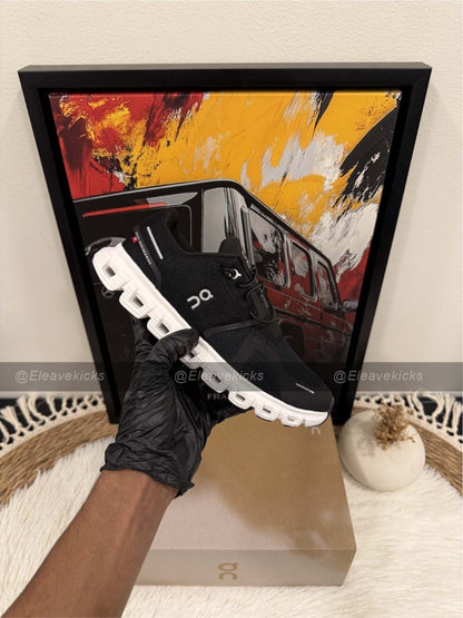 On Cloud X 4 AD sneaker in black and asphalt color. - Orixa Kicks