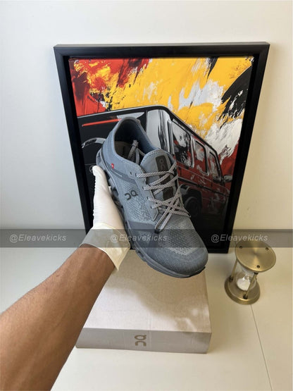 On Cloud X 4 Sneakers, Stone/Black - Orixa Kicks