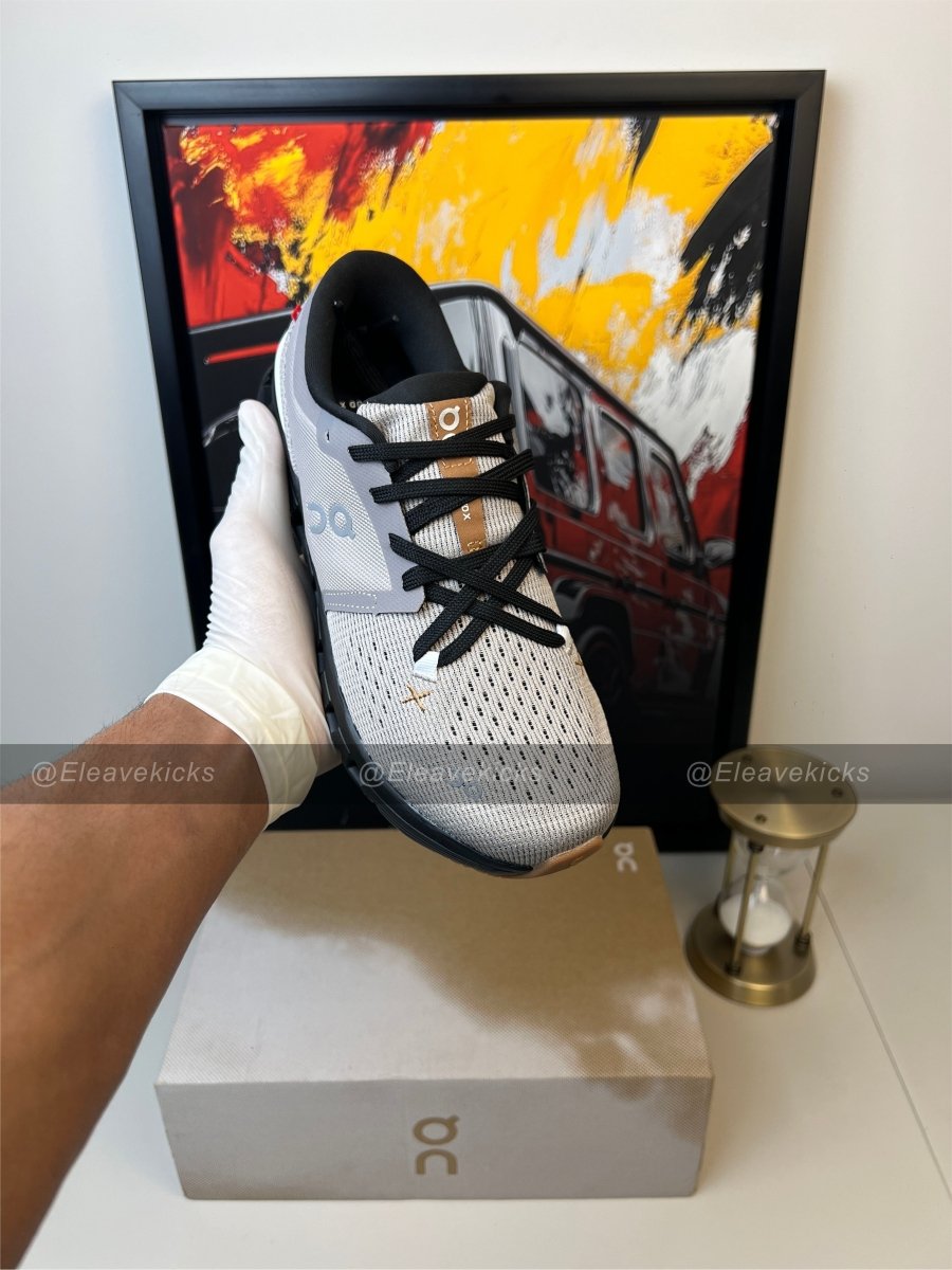 On Cloud X4 Fog/ Black - Orixa Kicks