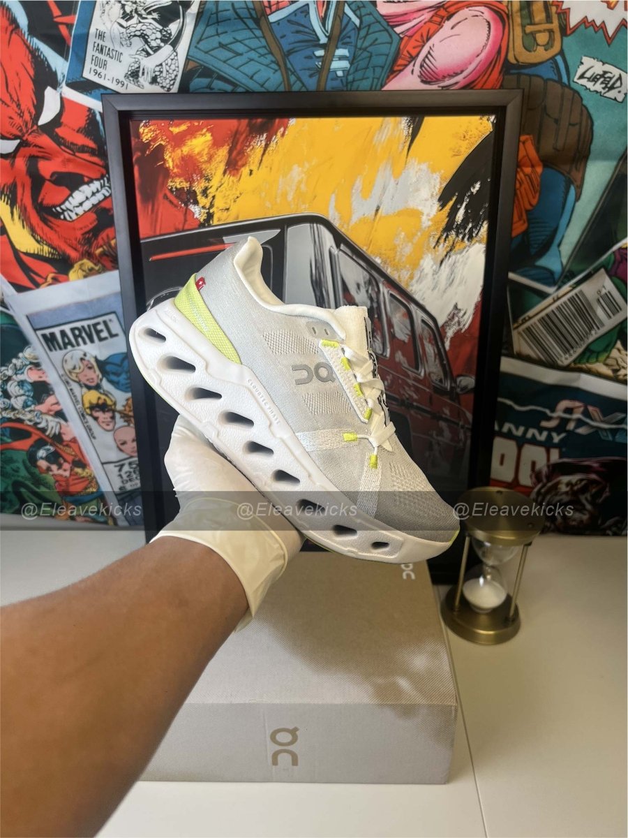 On Cloudeclipse Sneaker Pure White/Sand/Grey, - Orixa Kicks