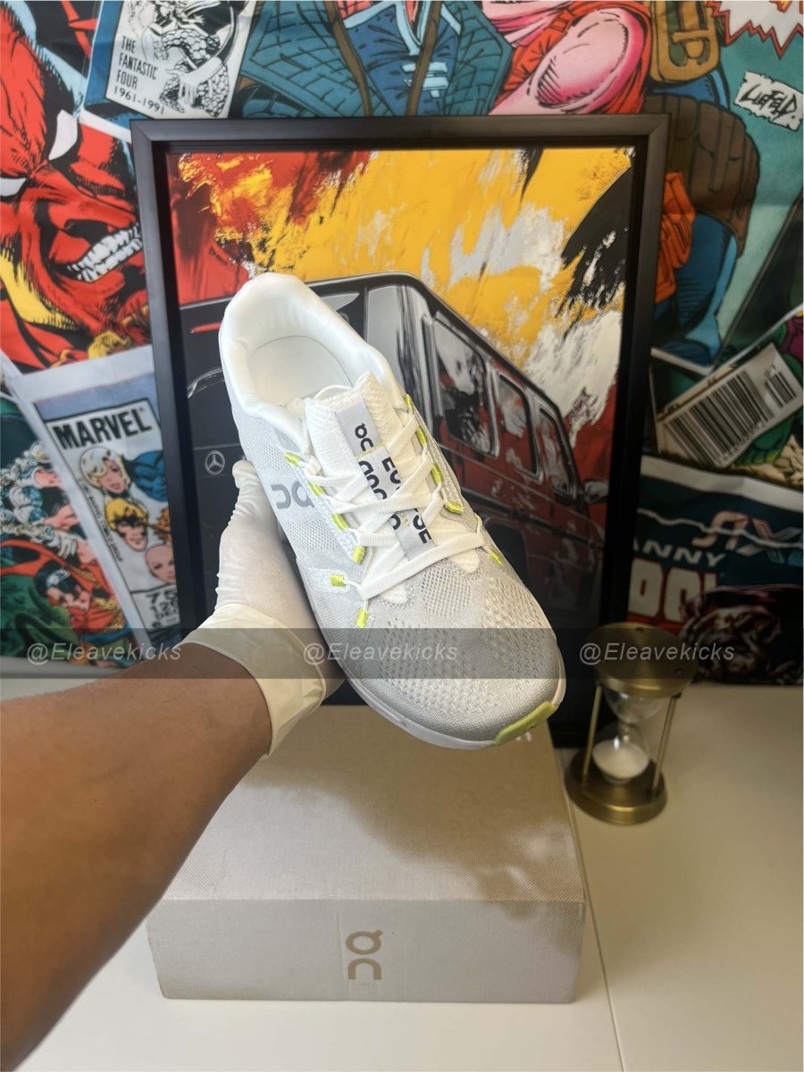 On Cloudeclipse Sneaker Pure White/Sand/Grey, - Orixa Kicks