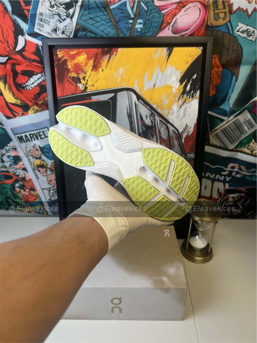 On Cloudeclipse Sneaker Pure White/Sand/Grey, - Orixa Kicks