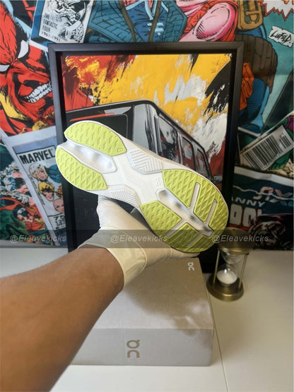 On Cloudeclipse Sneaker Pure White/Sand/Grey, - Orixa Kicks