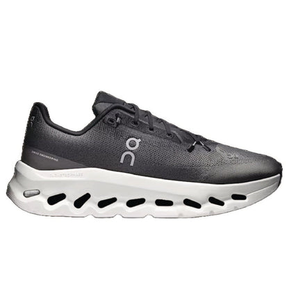 On Cloudtilt sneaker in black and asphalt. - Orixa Kicks