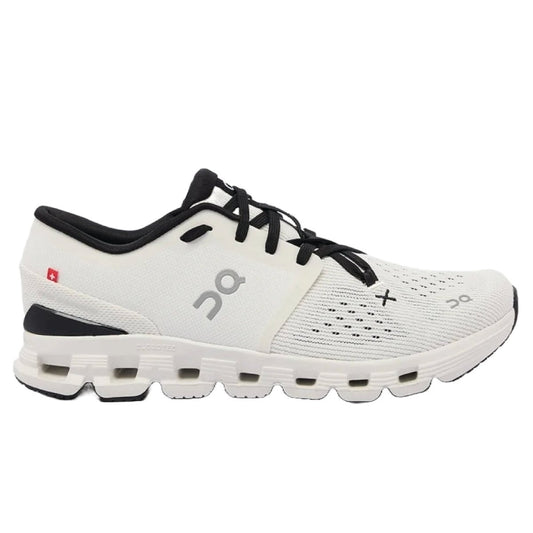 On Men's Cloud X 4 Sneakers Ivory/Black, - Orixa Kicks