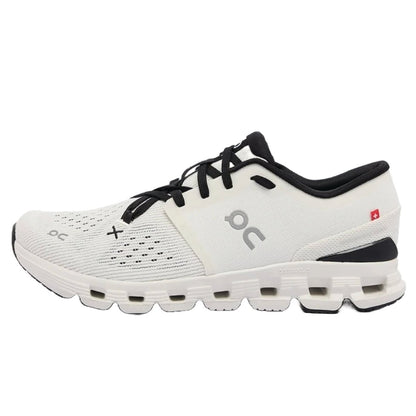 On Men's Cloud X 4 Sneakers Ivory/Black, - Orixa Kicks