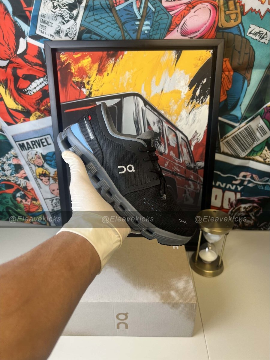On Running Cloud X 4 Black | Chambray - Orixa Kicks