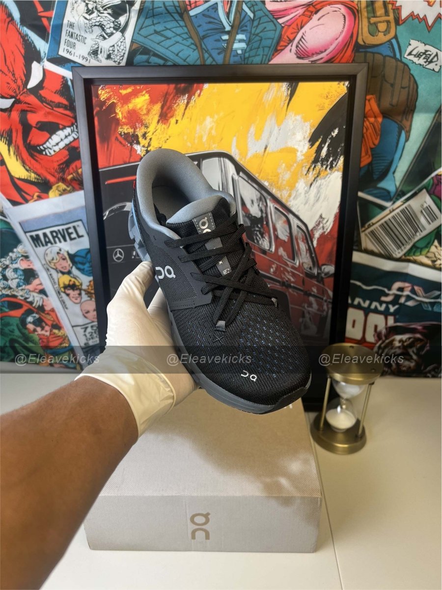 On Running Cloud X 4 Black | Chambray - Orixa Kicks