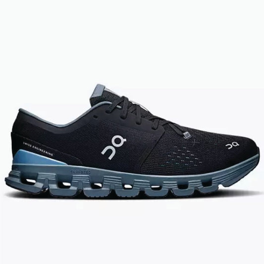 On Running Cloud X 4 Black | Chambray - Orixa Kicks