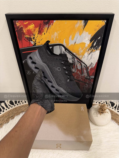 On Running Cloudsurfer Max shoe in the Black Eclipse - Orixa Kicks