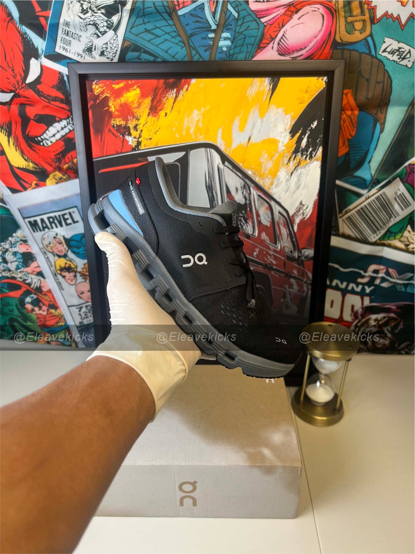 On Running Cloud X 4 Black | Chambray