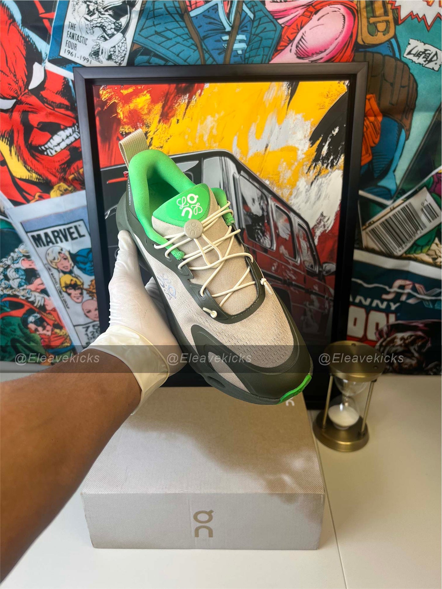 LOEWE  x On Cloudsolo Sneakers “Green”