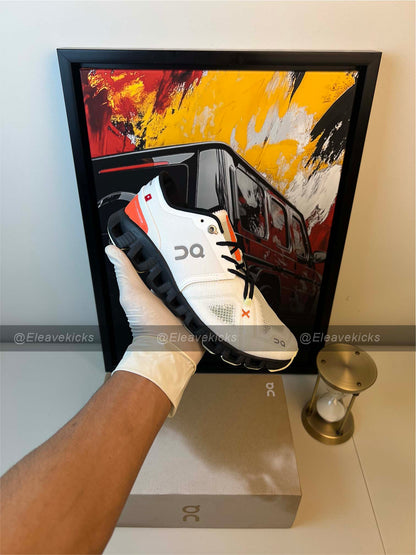 ON Cloud 5 Sneakers, White/Flame,