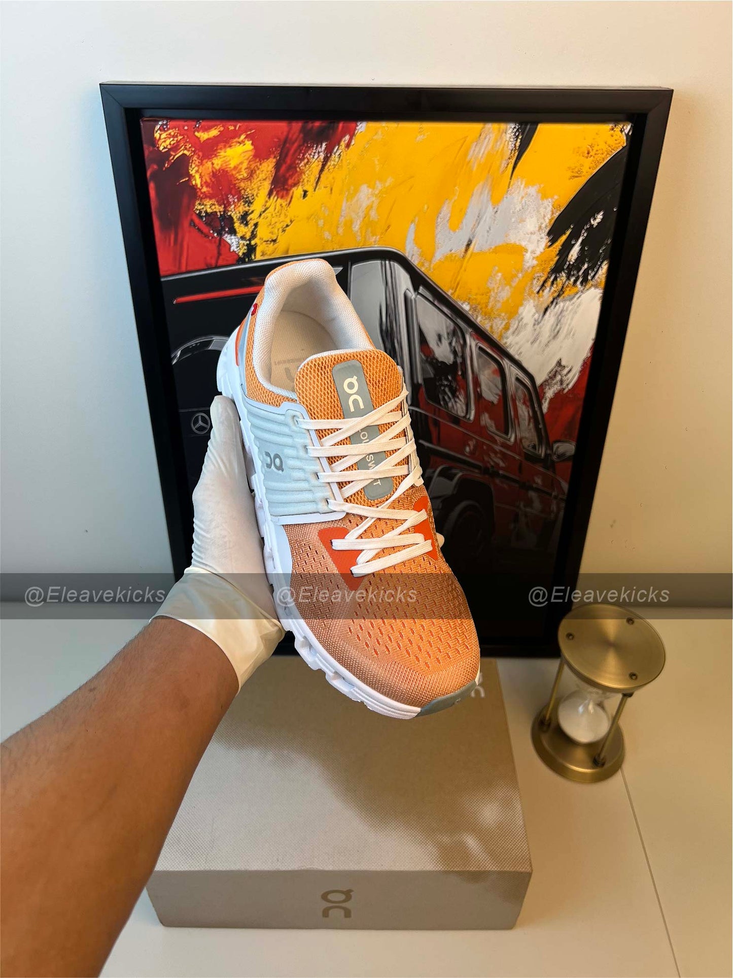 ON Cloudswift trainers in orange