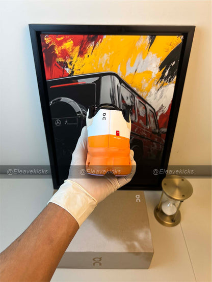 On Cloudmonster Sneaker in Fawn & Turmeric