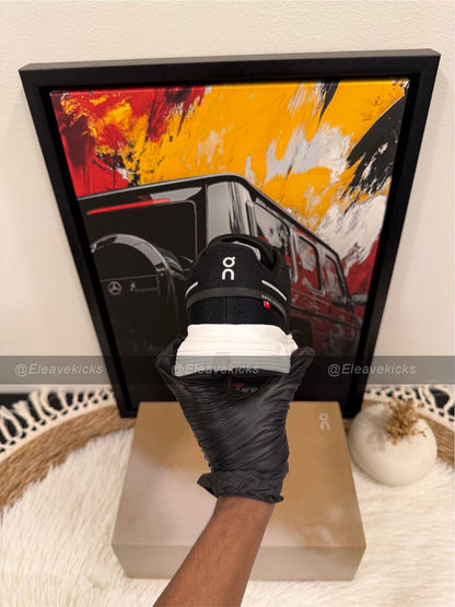 On Cloud X 4 AD sneaker in black and asphalt color.