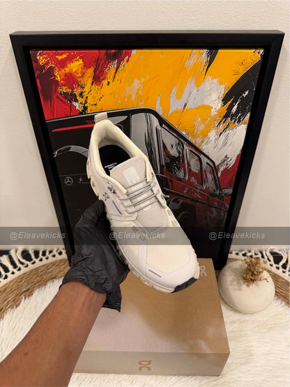 On Cloud 6 waterproof in "Pearl Cream"