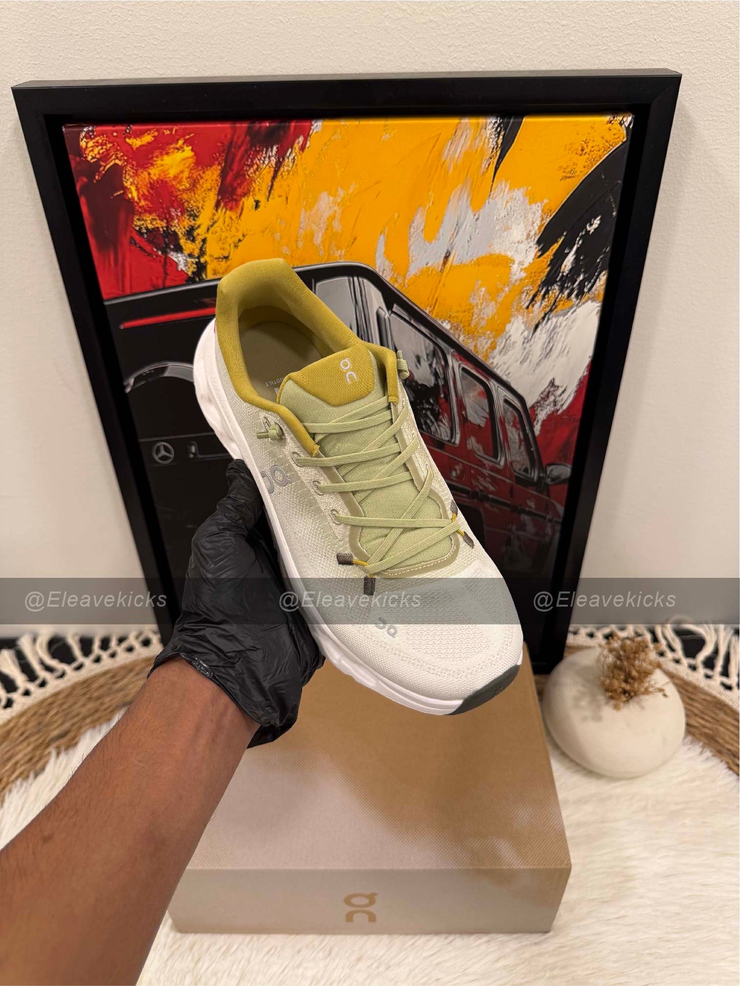 On Cloudtilt sneaker in "Sand Cream" or "Blanco".