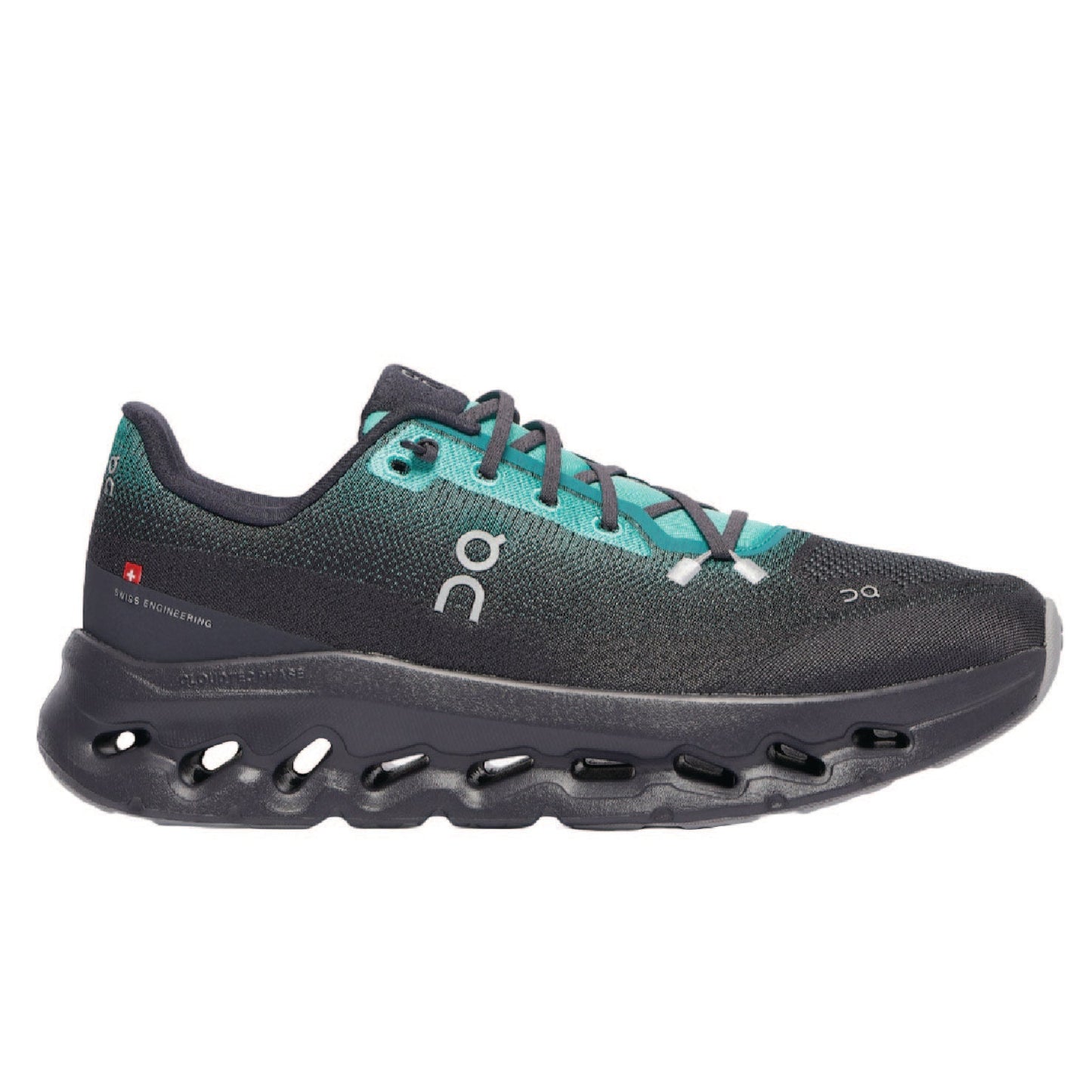 On Cloudmonster Shoes Black Teal