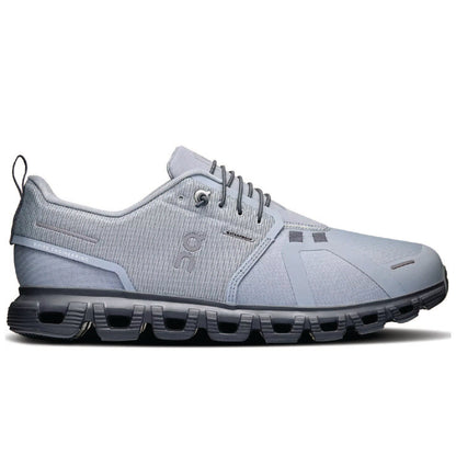 On Cloud 6 waterproof shoe in the Alloy/Wolf