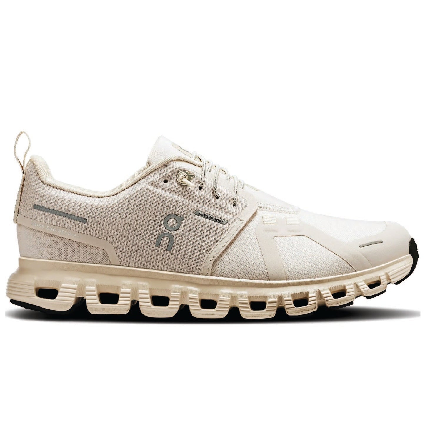 On Cloud 6 waterproof in "Pearl Cream"